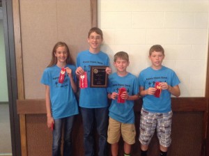 Argonia Team - 2nd Place: Aubreigh, Noah, Zac, Riley